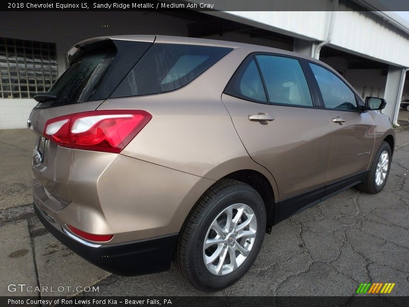 Sandy Ridge Metallic / Medium Ash Gray 2018 Chevrolet Equinox LS