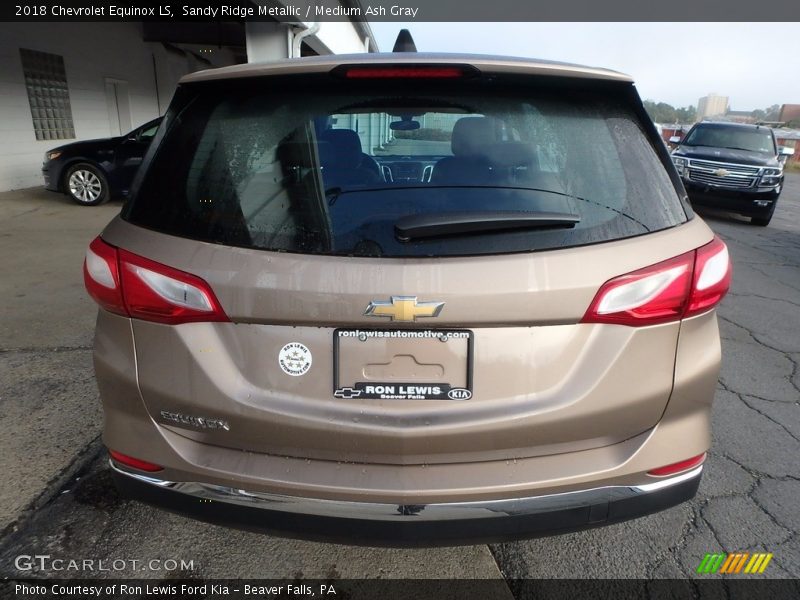 Sandy Ridge Metallic / Medium Ash Gray 2018 Chevrolet Equinox LS