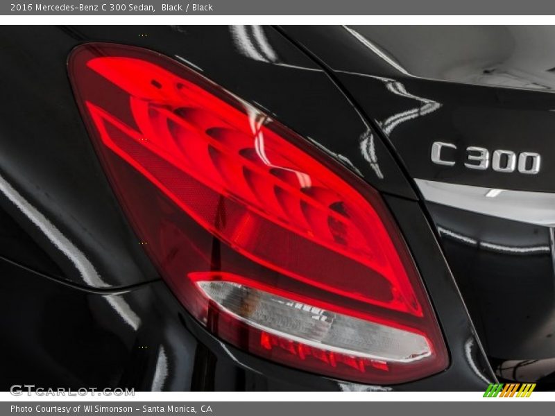 Black / Black 2016 Mercedes-Benz C 300 Sedan