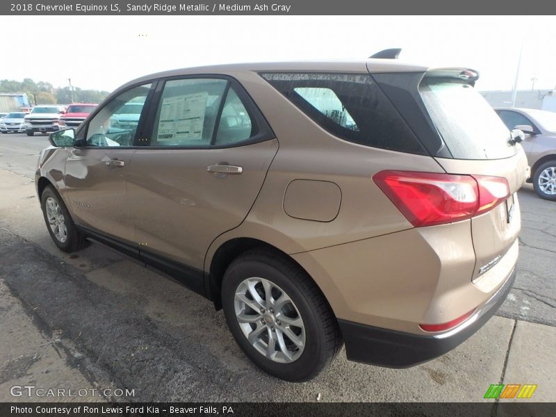Sandy Ridge Metallic / Medium Ash Gray 2018 Chevrolet Equinox LS