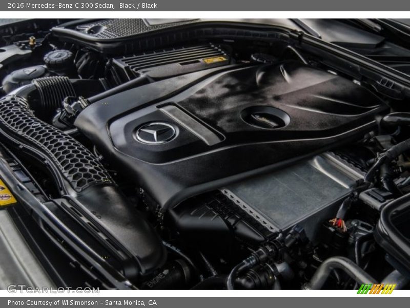 Black / Black 2016 Mercedes-Benz C 300 Sedan