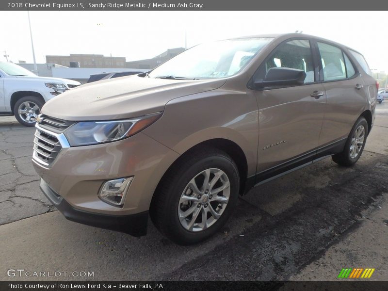 Sandy Ridge Metallic / Medium Ash Gray 2018 Chevrolet Equinox LS