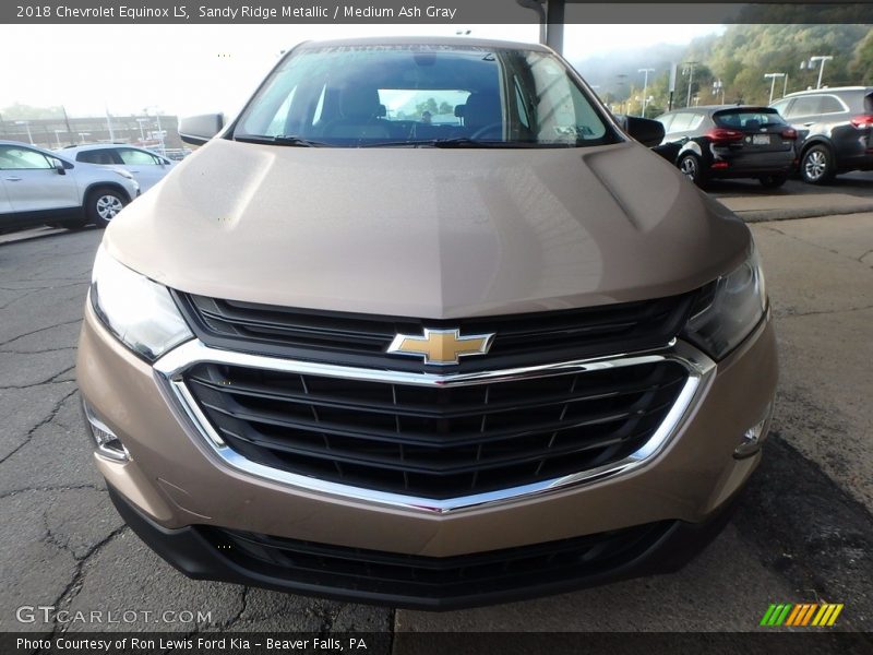 Sandy Ridge Metallic / Medium Ash Gray 2018 Chevrolet Equinox LS