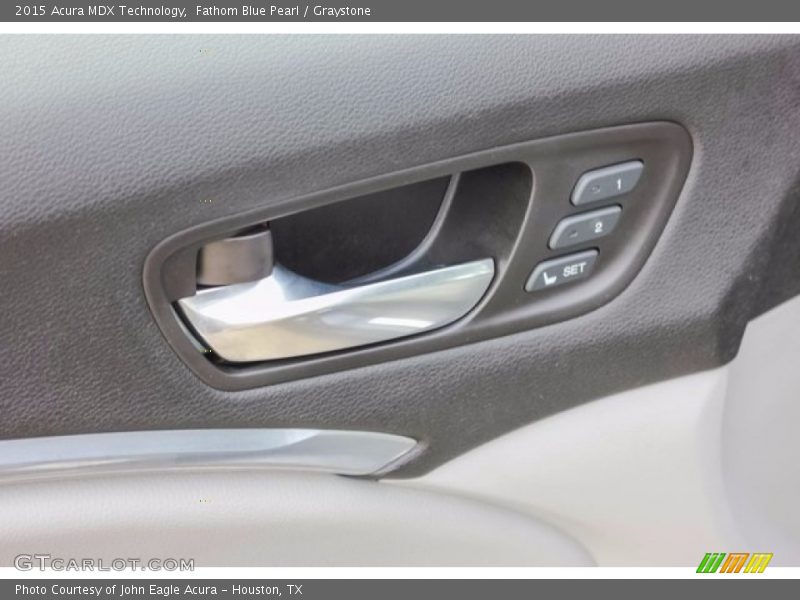 Fathom Blue Pearl / Graystone 2015 Acura MDX Technology
