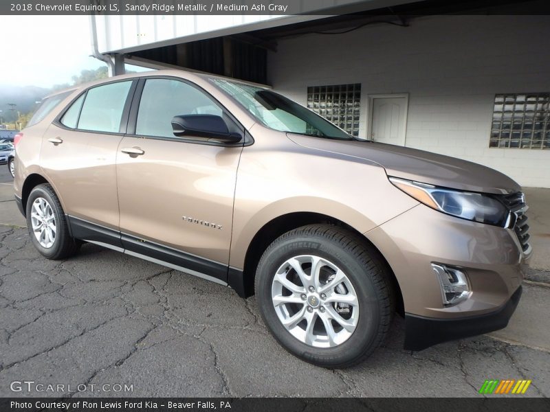 Sandy Ridge Metallic / Medium Ash Gray 2018 Chevrolet Equinox LS