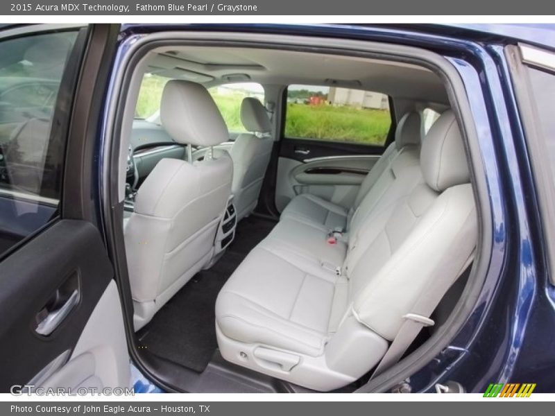 Fathom Blue Pearl / Graystone 2015 Acura MDX Technology