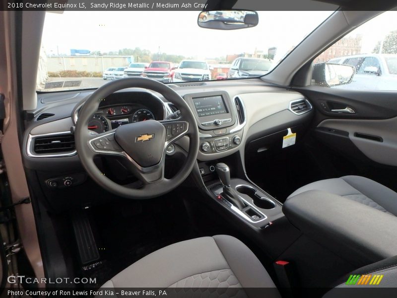 Sandy Ridge Metallic / Medium Ash Gray 2018 Chevrolet Equinox LS