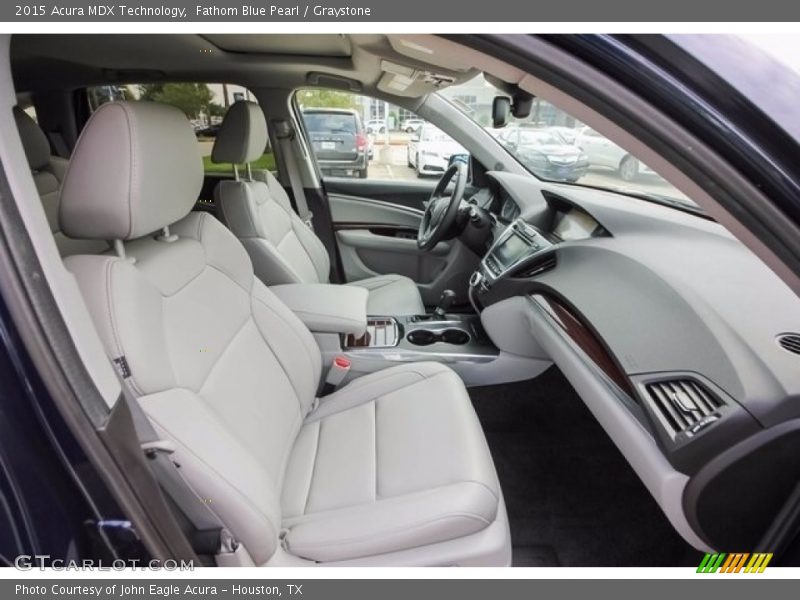 Fathom Blue Pearl / Graystone 2015 Acura MDX Technology