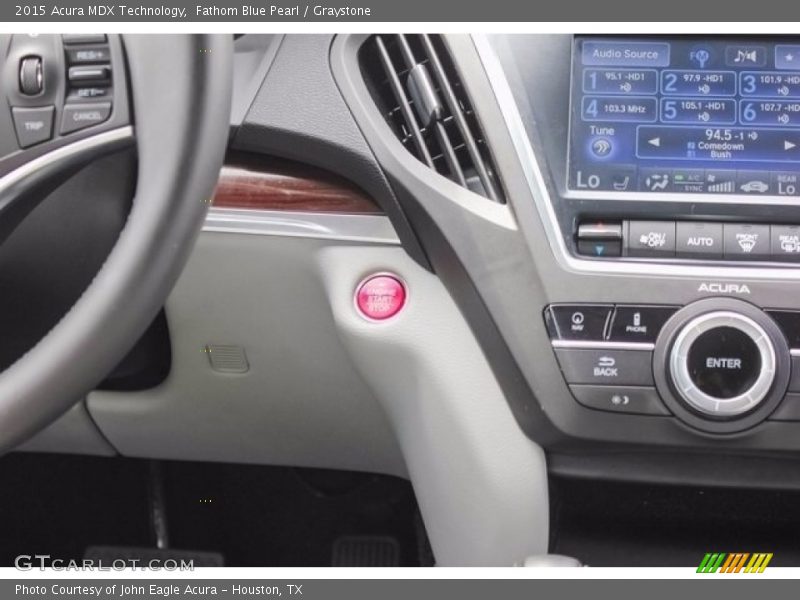Fathom Blue Pearl / Graystone 2015 Acura MDX Technology