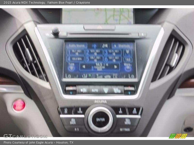 Fathom Blue Pearl / Graystone 2015 Acura MDX Technology