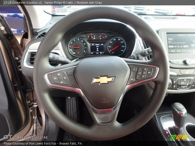 Sandy Ridge Metallic / Medium Ash Gray 2018 Chevrolet Equinox LS