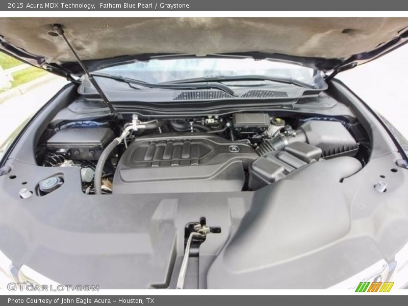 Fathom Blue Pearl / Graystone 2015 Acura MDX Technology