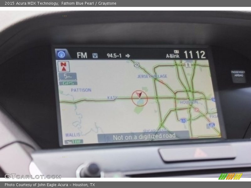 Fathom Blue Pearl / Graystone 2015 Acura MDX Technology