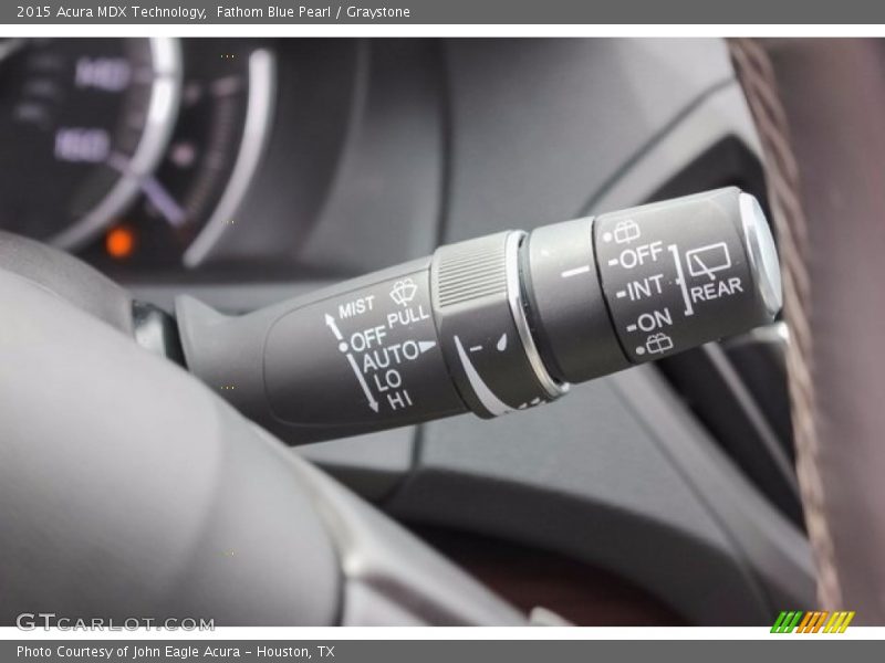 Fathom Blue Pearl / Graystone 2015 Acura MDX Technology