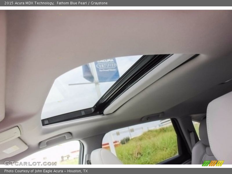 Fathom Blue Pearl / Graystone 2015 Acura MDX Technology