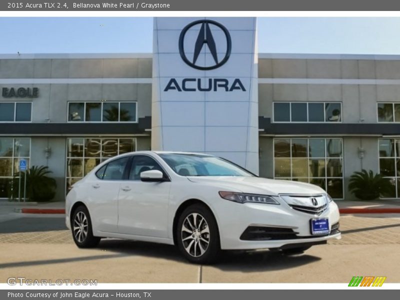 Bellanova White Pearl / Graystone 2015 Acura TLX 2.4