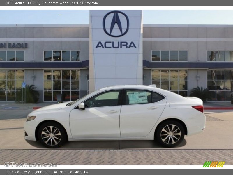 Bellanova White Pearl / Graystone 2015 Acura TLX 2.4