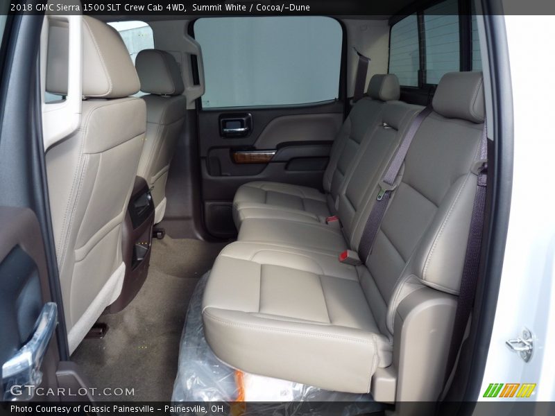 Rear Seat of 2018 Sierra 1500 SLT Crew Cab 4WD