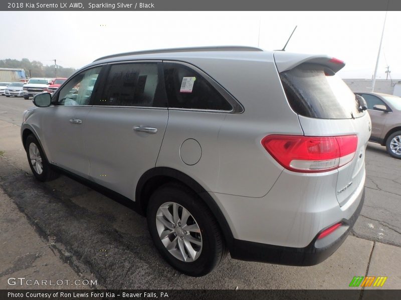 Sparkling Silver / Black 2018 Kia Sorento LX AWD