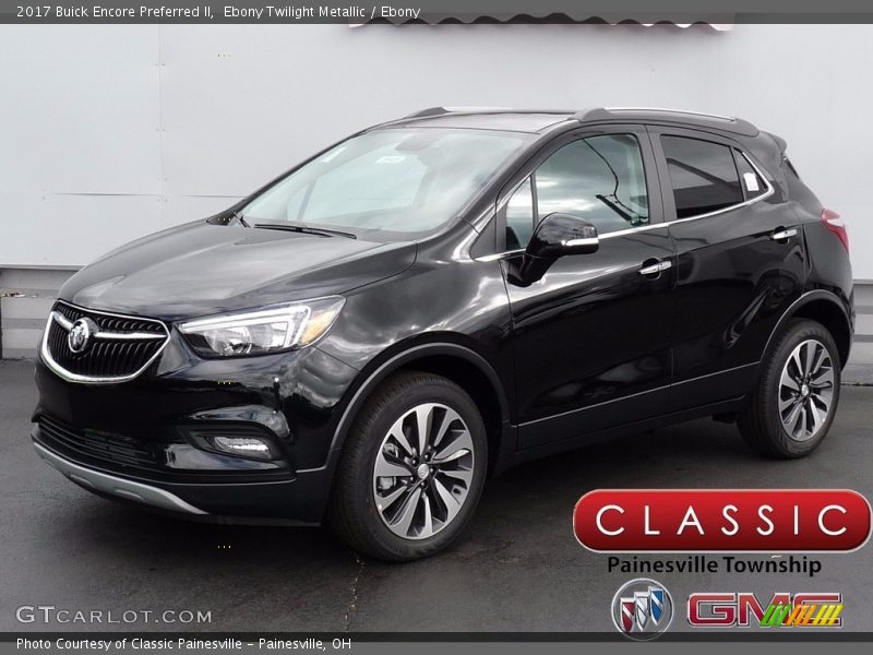 Ebony Twilight Metallic / Ebony 2017 Buick Encore Preferred II