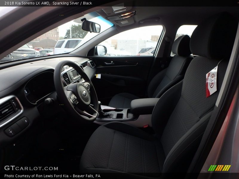 Sparkling Silver / Black 2018 Kia Sorento LX AWD