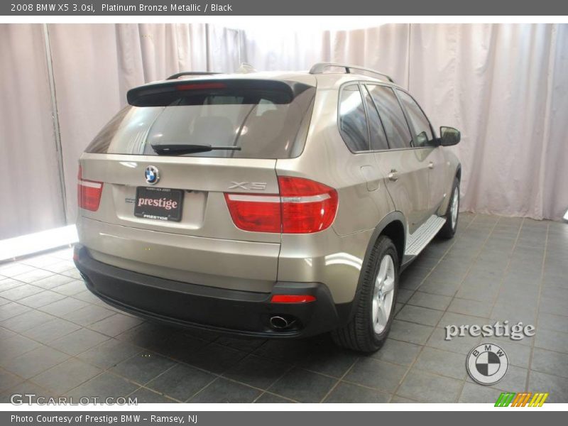 Platinum Bronze Metallic / Black 2008 BMW X5 3.0si