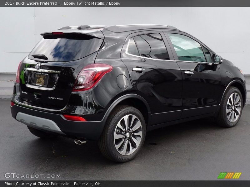 Ebony Twilight Metallic / Ebony 2017 Buick Encore Preferred II