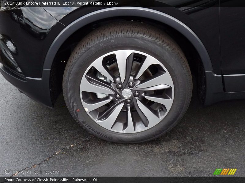 Ebony Twilight Metallic / Ebony 2017 Buick Encore Preferred II