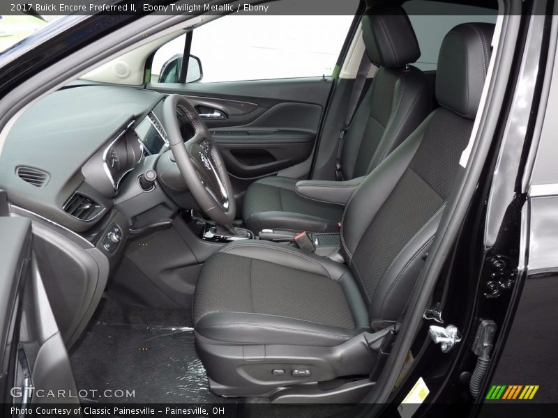 Ebony Twilight Metallic / Ebony 2017 Buick Encore Preferred II