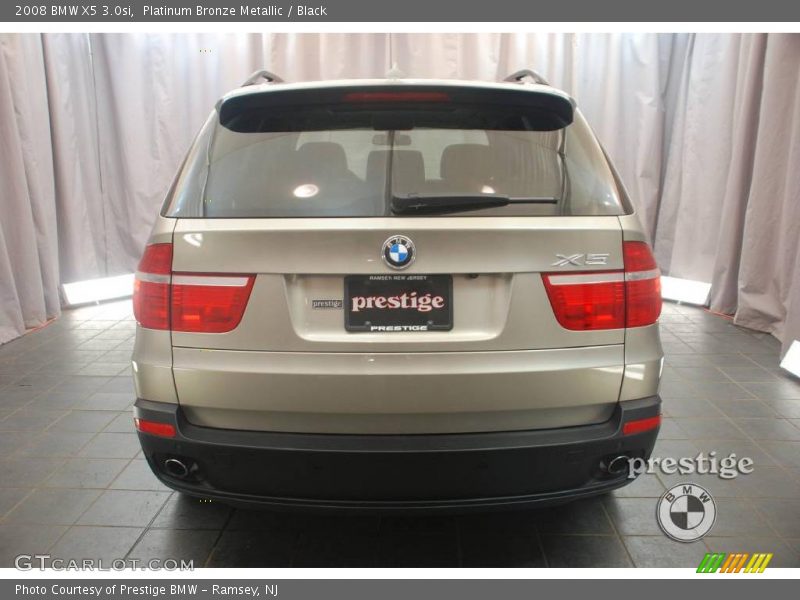 Platinum Bronze Metallic / Black 2008 BMW X5 3.0si