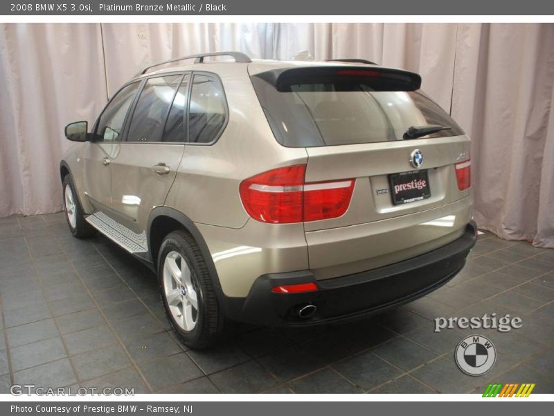 Platinum Bronze Metallic / Black 2008 BMW X5 3.0si