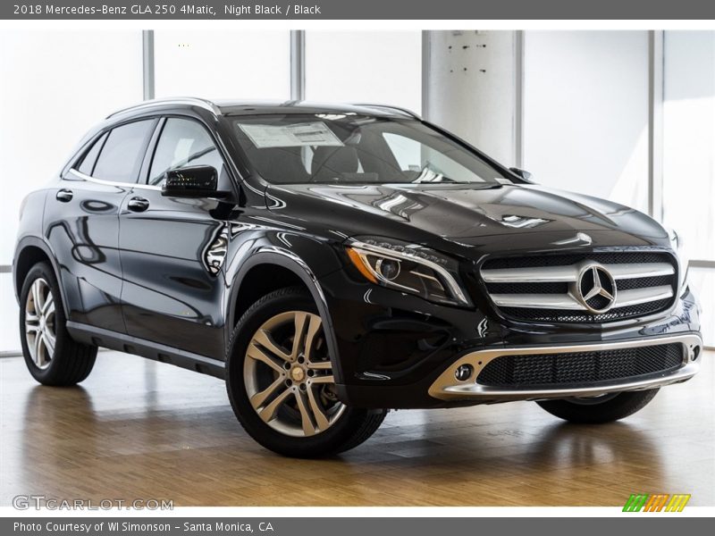 Night Black / Black 2018 Mercedes-Benz GLA 250 4Matic