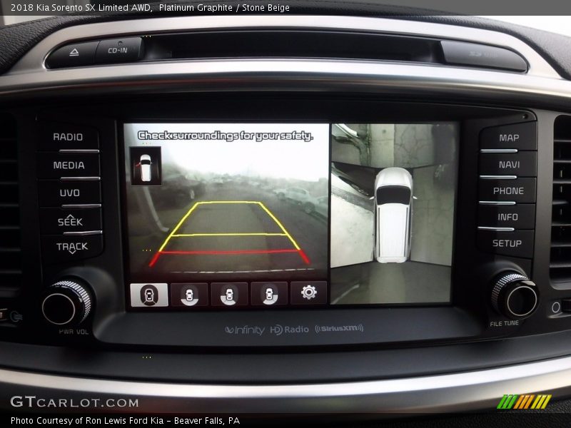 Platinum Graphite / Stone Beige 2018 Kia Sorento SX Limited AWD