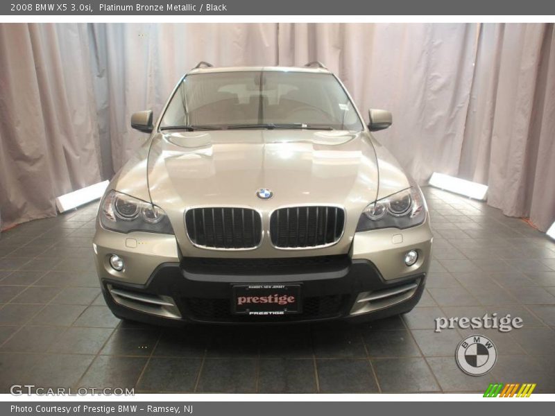 Platinum Bronze Metallic / Black 2008 BMW X5 3.0si