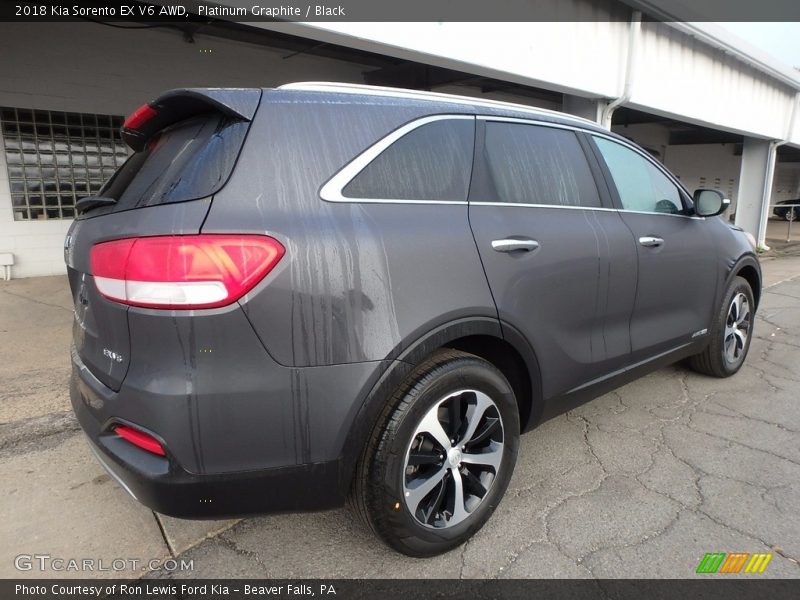 Platinum Graphite / Black 2018 Kia Sorento EX V6 AWD