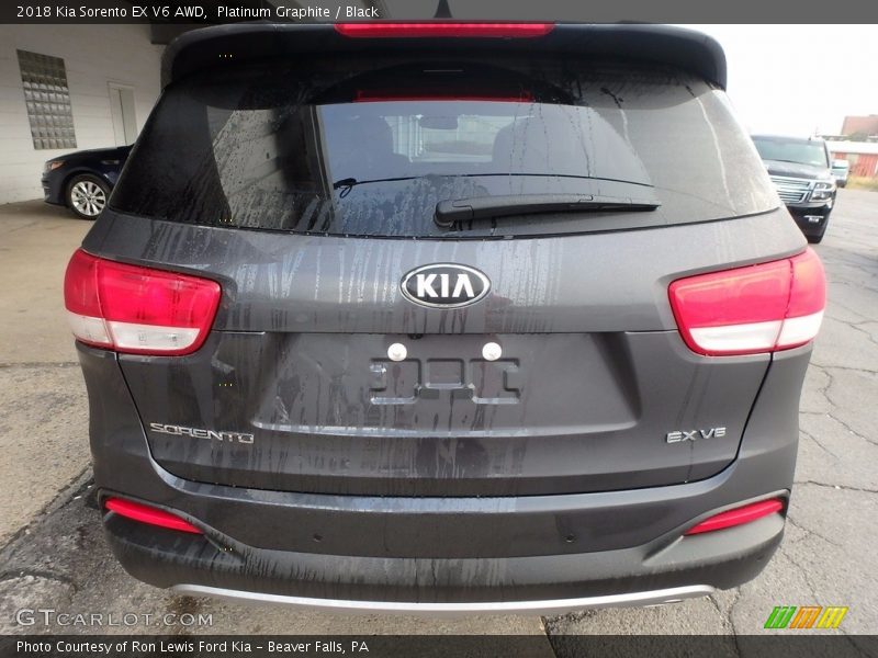 Platinum Graphite / Black 2018 Kia Sorento EX V6 AWD