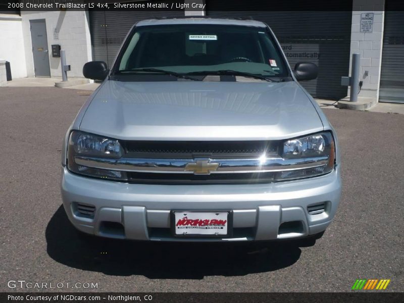 Silverstone Metallic / Light Gray 2008 Chevrolet TrailBlazer LS 4x4
