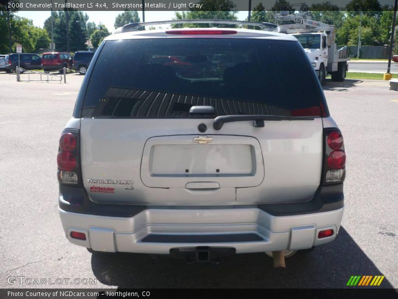 Silverstone Metallic / Light Gray 2008 Chevrolet TrailBlazer LS 4x4