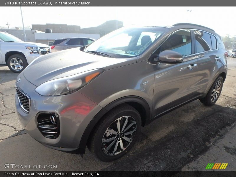 Mineral Silver / Black 2018 Kia Sportage LX AWD