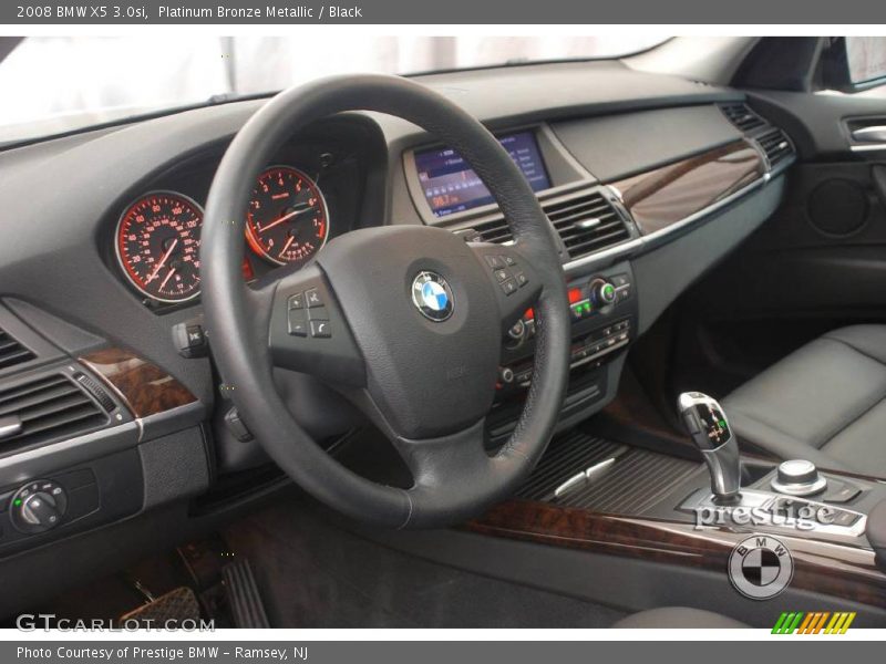 Platinum Bronze Metallic / Black 2008 BMW X5 3.0si