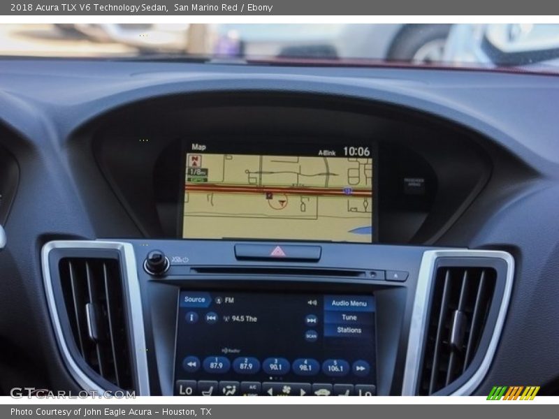San Marino Red / Ebony 2018 Acura TLX V6 Technology Sedan