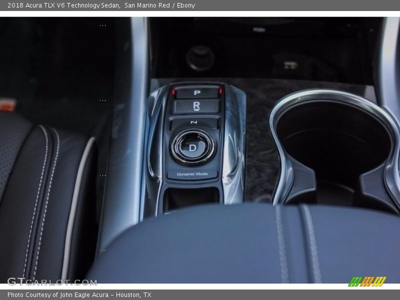 San Marino Red / Ebony 2018 Acura TLX V6 Technology Sedan