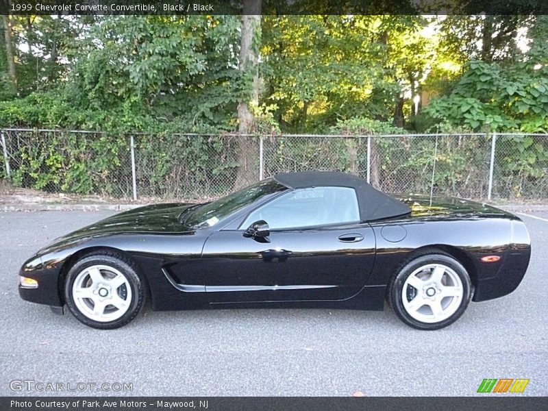 Black / Black 1999 Chevrolet Corvette Convertible