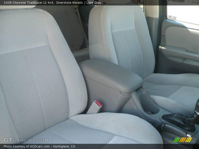 Silverstone Metallic / Light Gray 2008 Chevrolet TrailBlazer LS 4x4
