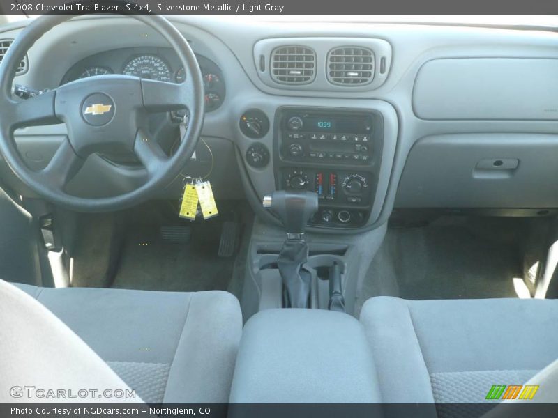 Silverstone Metallic / Light Gray 2008 Chevrolet TrailBlazer LS 4x4