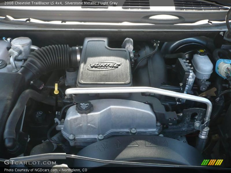 Silverstone Metallic / Light Gray 2008 Chevrolet TrailBlazer LS 4x4