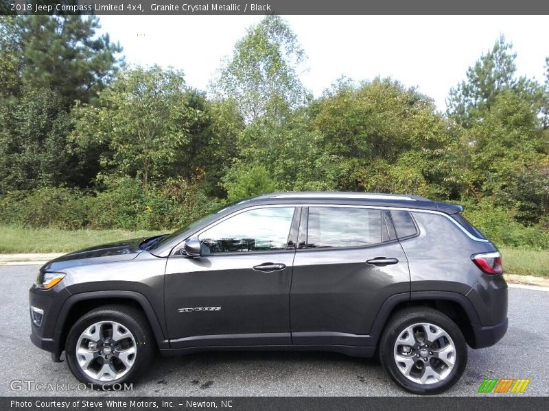 Granite Crystal Metallic / Black 2018 Jeep Compass Limited 4x4