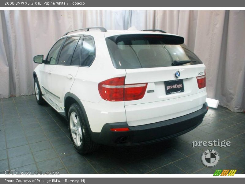 Alpine White / Tobacco 2008 BMW X5 3.0si