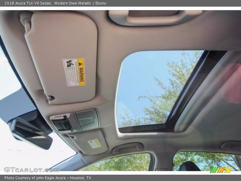 Modern Steel Metallic / Ebony 2018 Acura TLX V6 Sedan