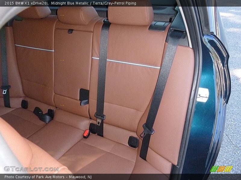 Midnight Blue Metallic / Terra/Grey-Petrol Piping 2015 BMW X1 xDrive28i